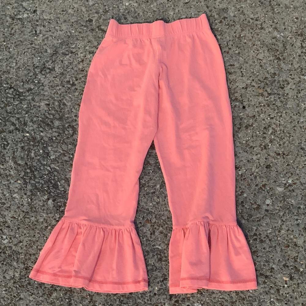 Matilda Jane Coral Ruffle Pants Size 10 - Picture 2 of 3